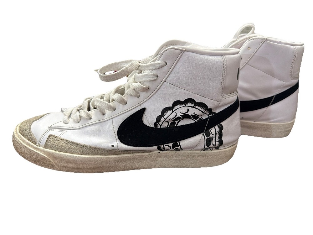 Nike Blazer Mid '77 Vintage Shoes 10.5 Customized Art Design Tail Dragon
